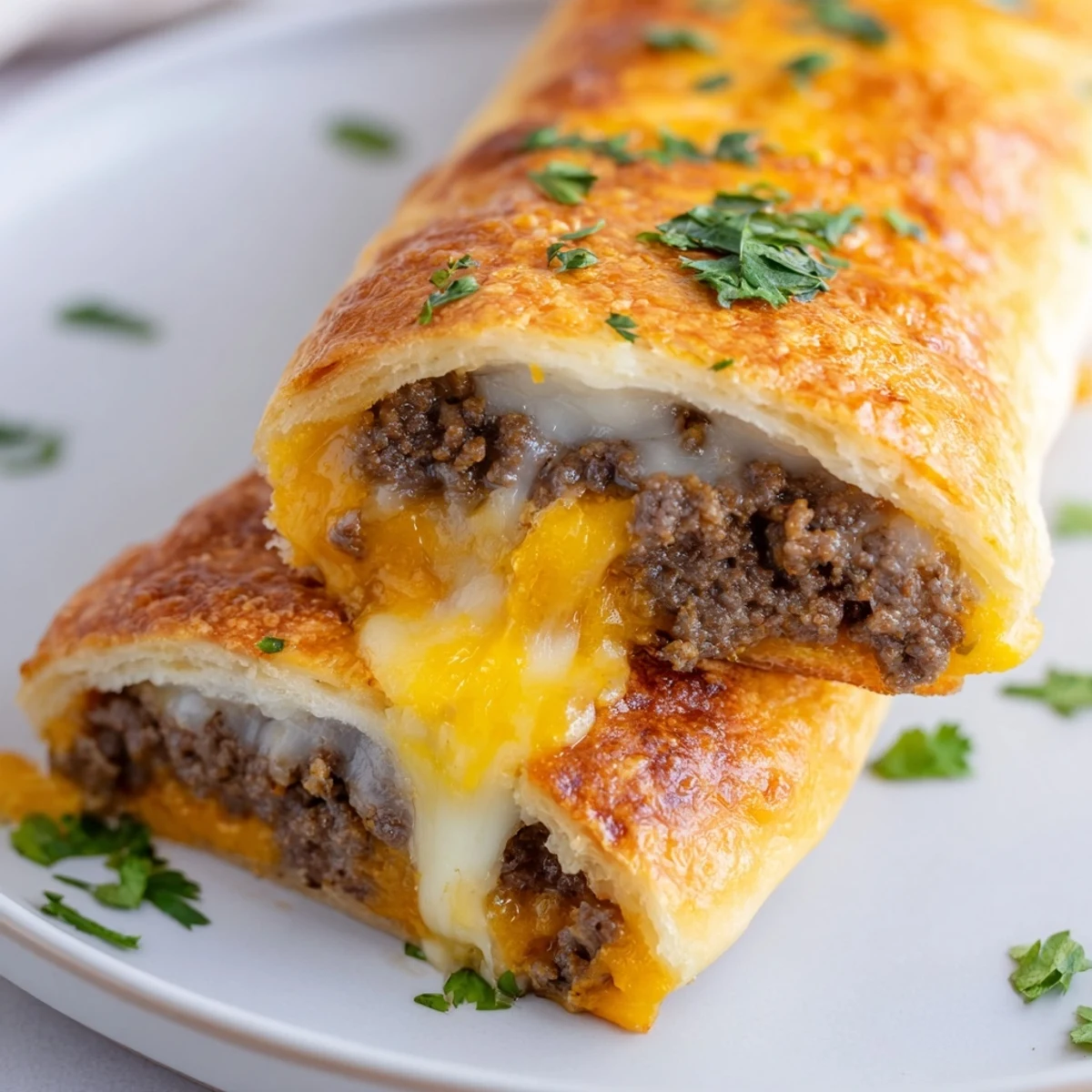 Warm cheesy taco sticks arranged on serving board ready for dipping with salsa or guacamole