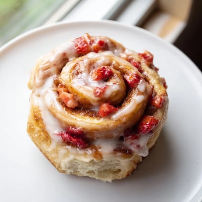 Strawberry Cinnamon Rolls