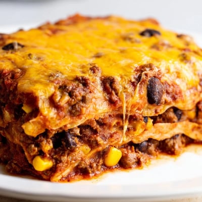 Baked Beef Enchilada Casserole