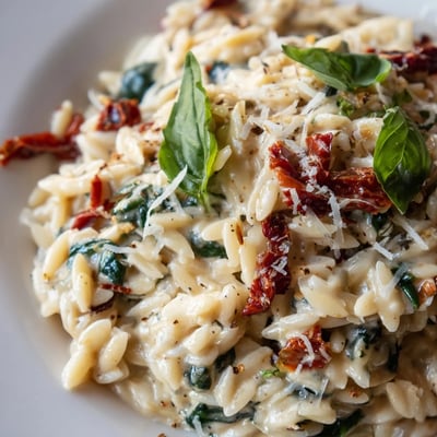 Creamy Tuscan Orzo