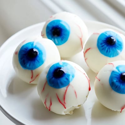 Halloween Cake Eyeballs