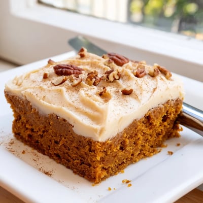 Pumpkin Bars With Cream Cheese Frosting